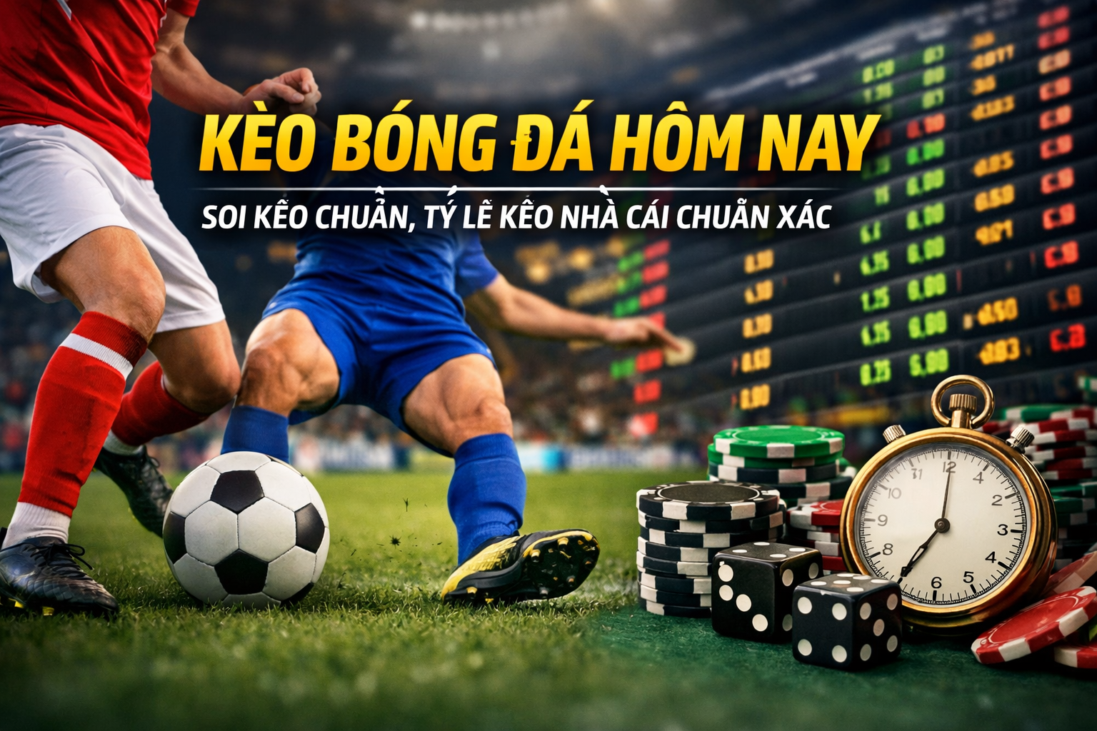Kèo bóng đá hôm nay với cược