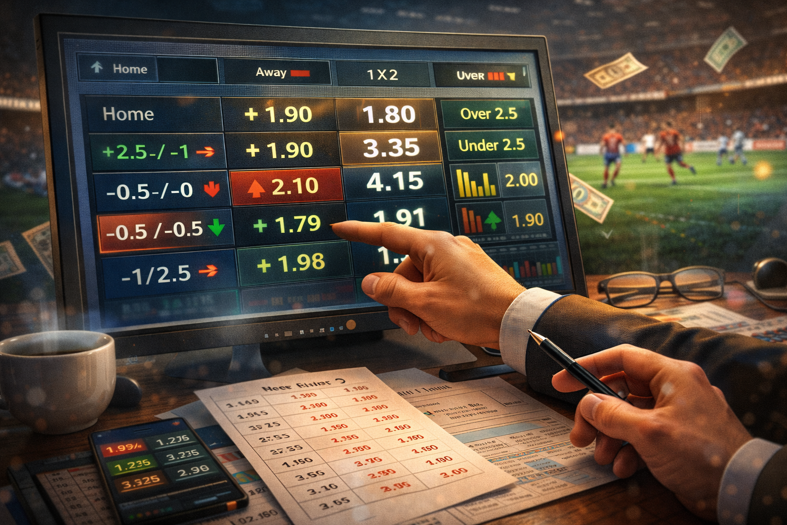 Đa dạng các loại kèo 